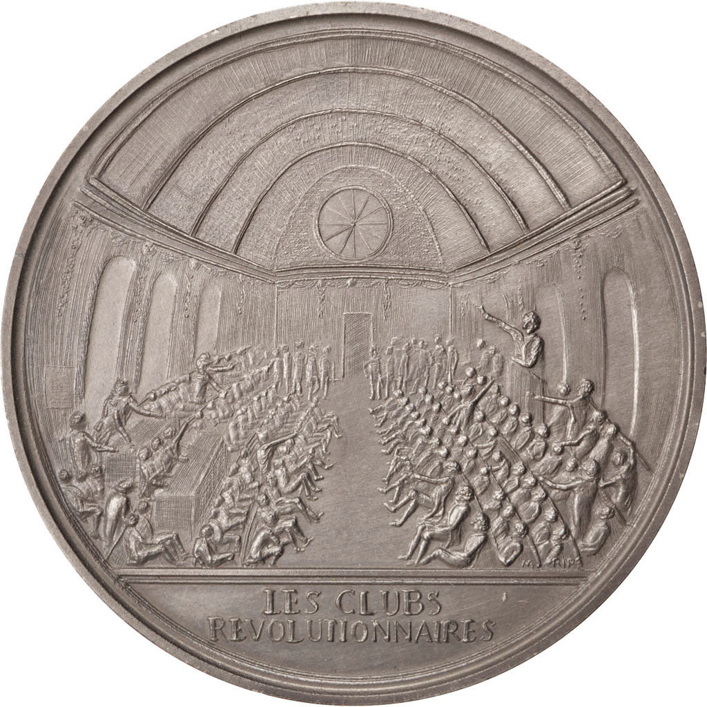 Francja, Medal, Piąta Republika Francuska, Historia, 1989, AU(50-53), Bronze