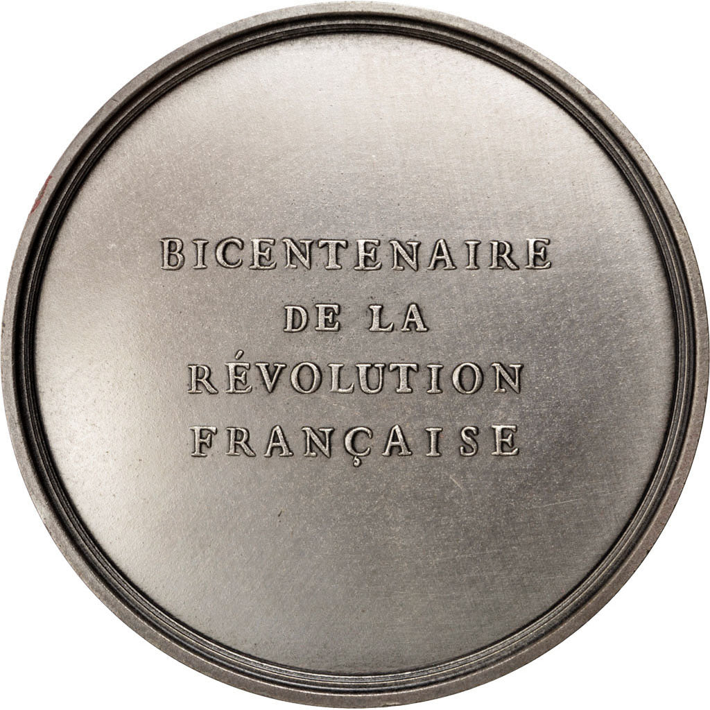 France, Medal, French Fifth Republic, History, 1988, MS(60-62), Bronze
