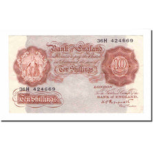 Billet, Grande-Bretagne, 10 Shillings, Undated (1955), KM:368a, TTB