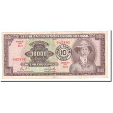 Banknot, Brazylia, 10 Cruzeiros Novos on 10,000 Cruzeiros, Undated (1966-1967)