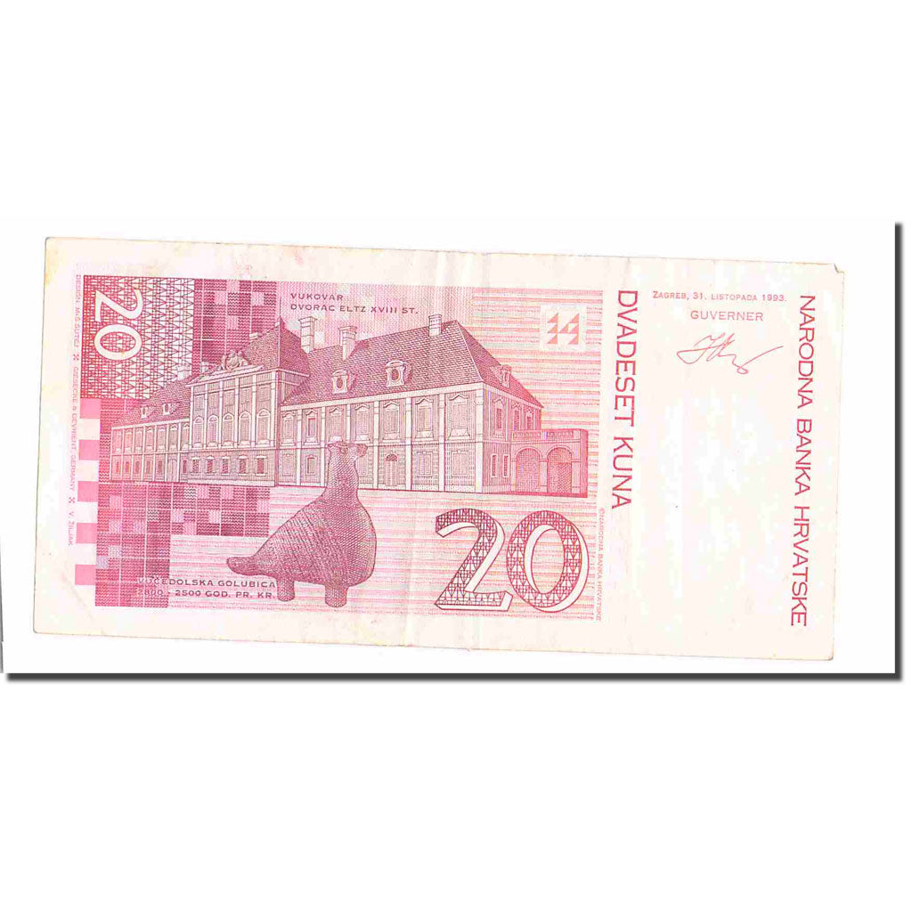 Banknote, Croatia, 20 Kuna, 2001, 2001-03-07, KM:39, EF(40-45)