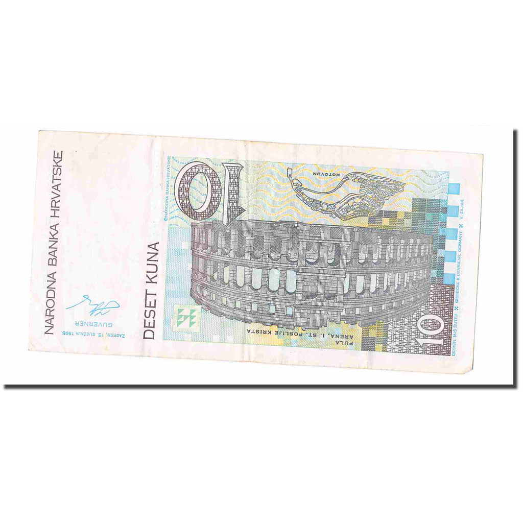 Banknote, Croatia, 10 Kuna, 1995, 1995-01-15, KM:36a, EF(40-45)