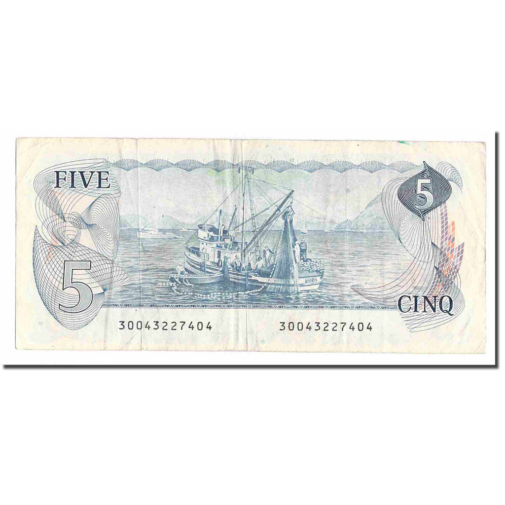 Banknote, Canada, 5 Dollars, 1979, KM:92a, EF(40-45)