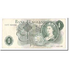 Nota, Grã-Bretanha, 1 Pound, Undated (1960-78), KM:374g, VF(20-25)