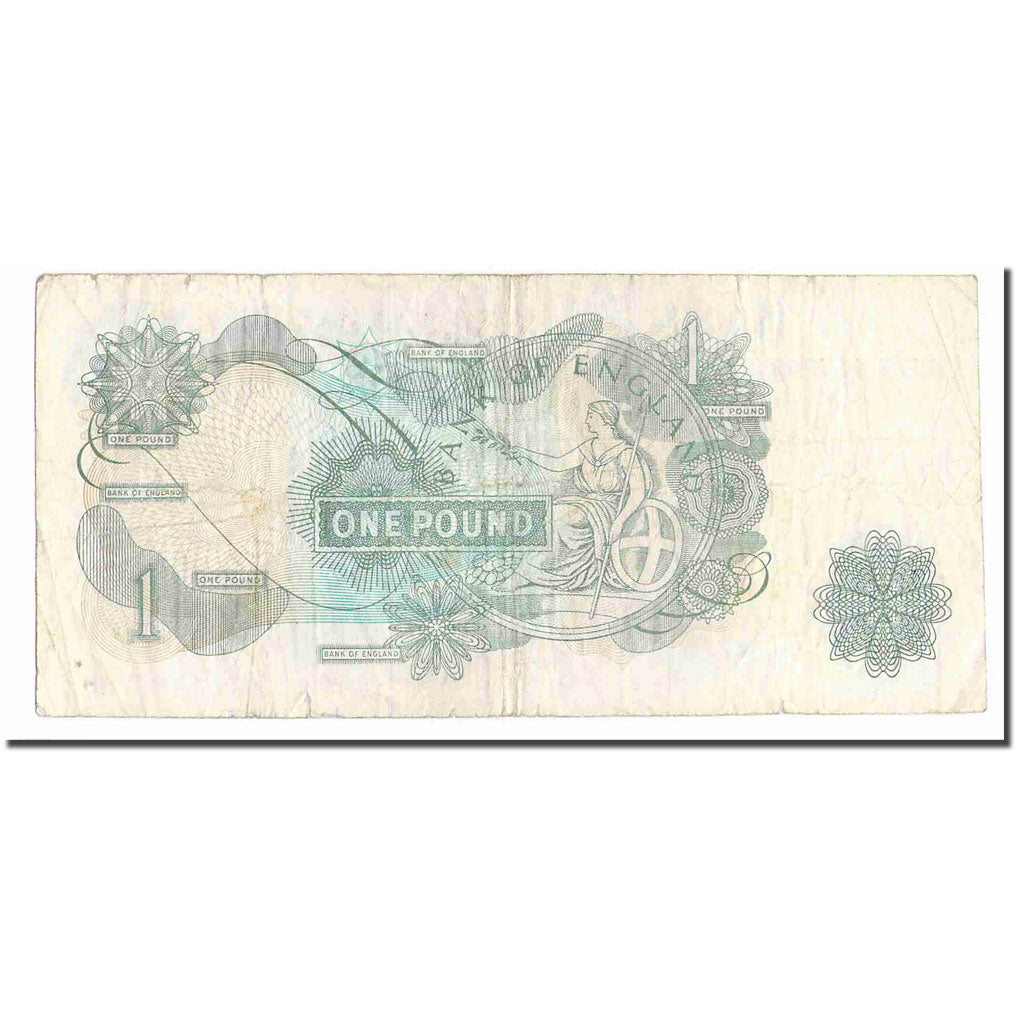 Banknote, Great Britain, 1 Pound, Undated (1960-78), KM:374g, VF(20-25)
