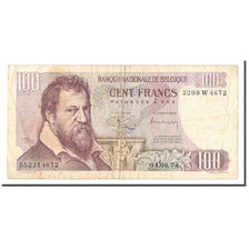 Banknote, Belgium, 100 Francs, 1974, KM:134b, VF(20-25)