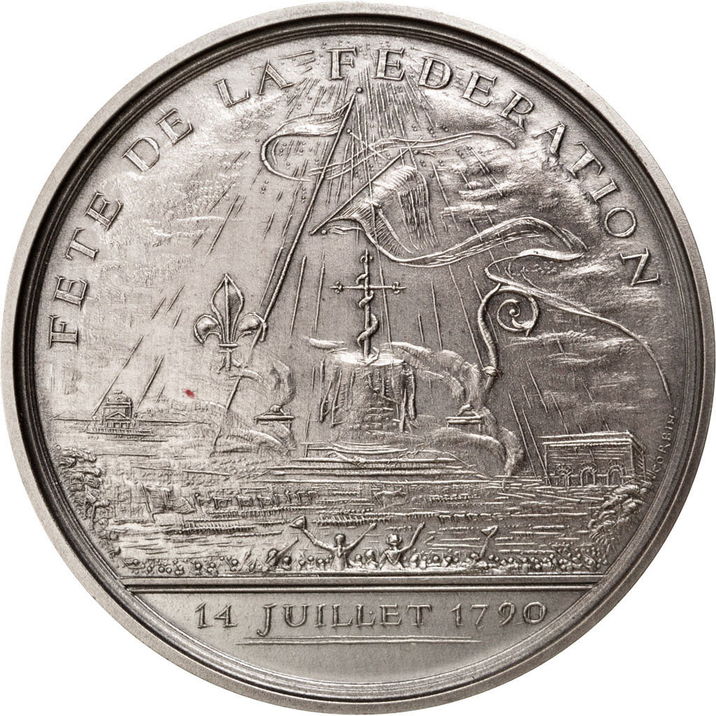 France, Medal, French Fifth Republic, History, Corbin, MS(60-62), Bronze
