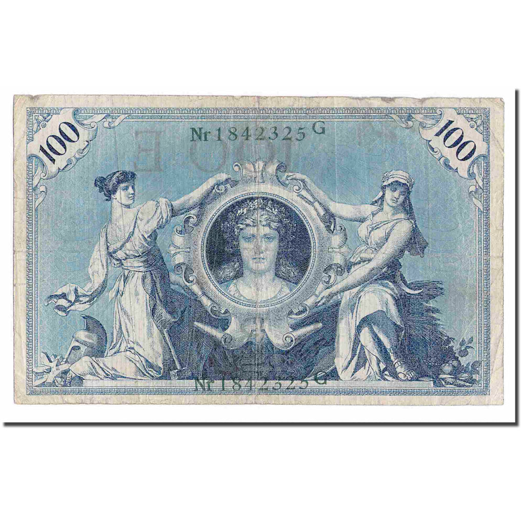 Banknote, Germany, 100 Mark, 1908, 1908-02-07, KM:34, VF(20-25)