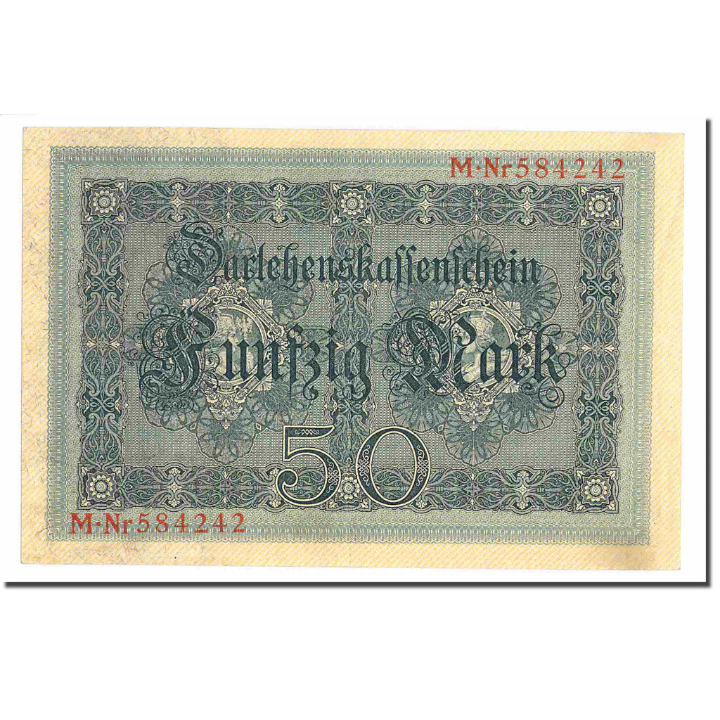 Banknote, Germany, 50 Mark, 1914, 1914-08-05, KM:49a, EF(40-45)