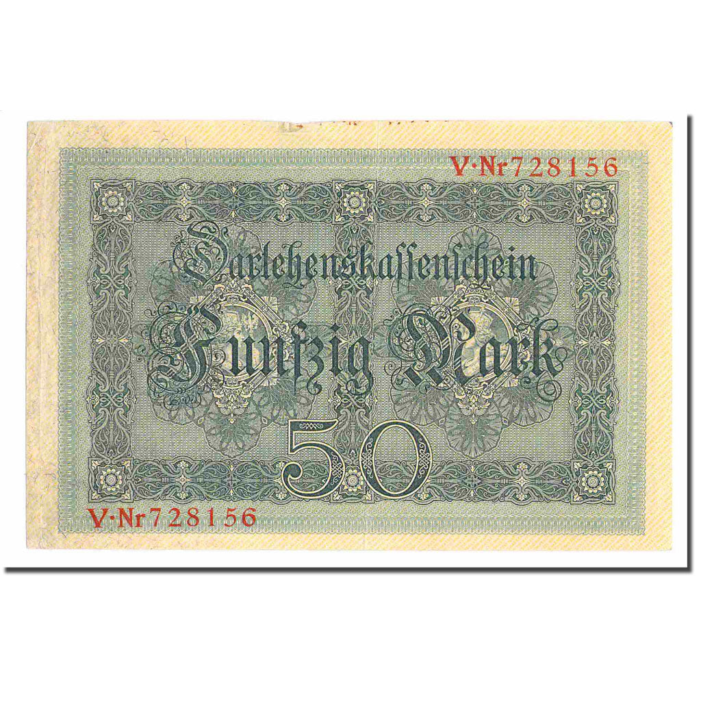Banknote, Germany, 50 Mark, 1914, 1914-08-05, KM:49a, EF(40-45)