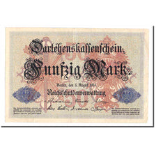 Banknote, Germany, 50 Mark, 1914, 1914-08-05, KM:49a, EF(40-45)