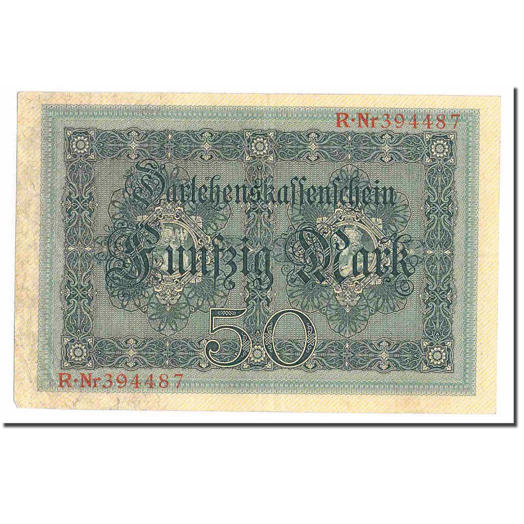 Banknote, Germany, 50 Mark, 1914, 1914-08-05, KM:49a, EF(40-45)