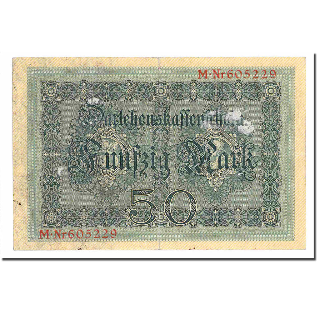 Banknote, Germany, 50 Mark, 1914, 1914-08-05, KM:49a, EF(40-45)