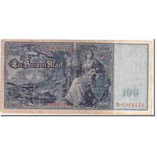 Banknote, Germany, 100 Mark, 1908, 1908-02-07, KM:35, VF(20-25)