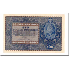 Banknote, Poland, 100 Marek, 1919, 1919-08-23, KM:27, AU(55-58)