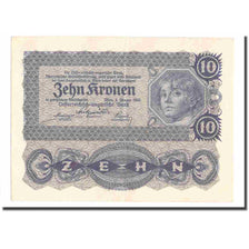 Banknote, Austria, 10 Kronen, 1922, 1922-01-02, KM:75, UNC(60-62)