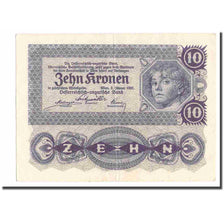 Banknote, Austria, 10 Kronen, 1922, 1922-01-02, KM:75, AU(55-58)
