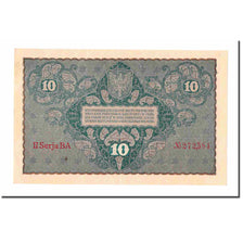 Banknot, Polska, 10 Marek, 1919, 1919-08-23, KM:25, EF(40-45)