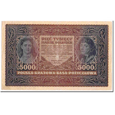 Banconote, Polonia, 5000 Marek, 1920, 1920-02-07, KM:31, BB
