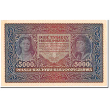 Billet, Pologne, 5000 Marek, 1920, 1920-02-07, KM:31, SUP