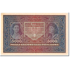 Banknote, Poland, 5000 Marek, 1920, 1920-02-07, KM:31, AU(55-58)