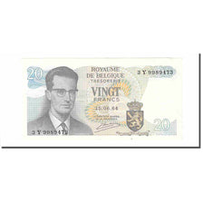 Banconote, Belgio, 20 Francs, 1964, 1964-06-15, KM:138, SPL-
