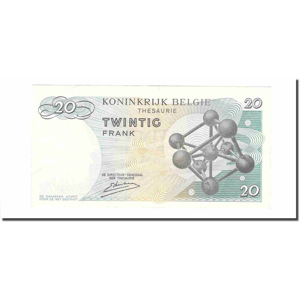 Banconote, Belgio, 20 Francs, 1964, 1964-06-15, KM:138, SPL-