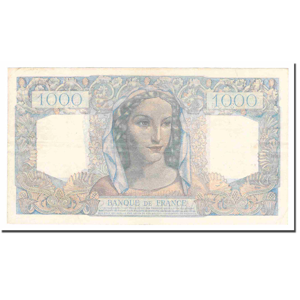 France, 1000 Francs, Minerve et Hercule, 1945, 1945-07-12, TTB, Fayette:41.6