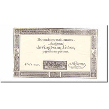 France, 25 Livres, 1747, AU(55-58), KM:A71