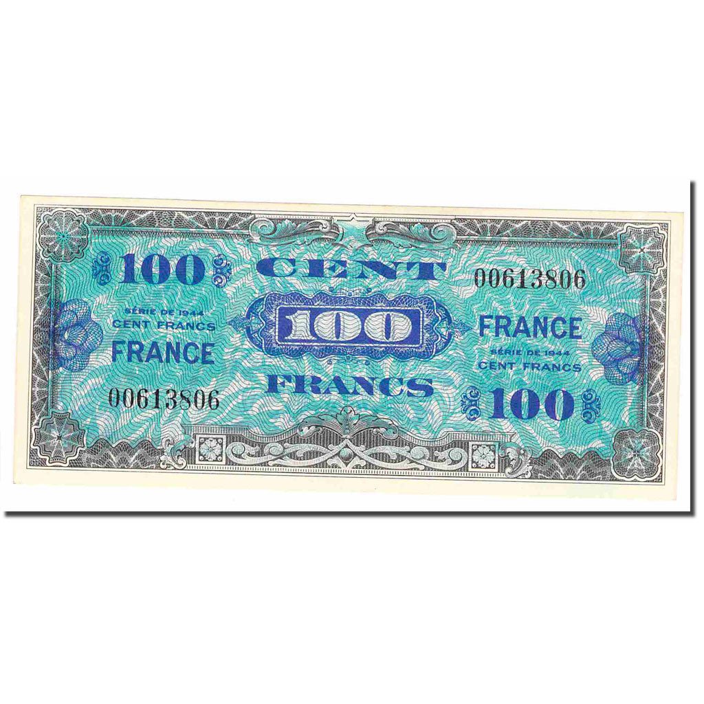 France, 100 Francs, 1944, UNC(60-62), KM:123a