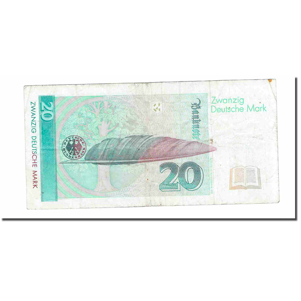 Banknote, GERMANY - FEDERAL REPUBLIC, 20 Deutsche Mark, 1993, 1993-10-01