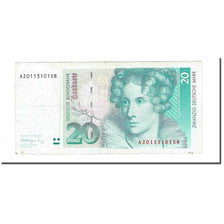 Banknote, GERMANY - FEDERAL REPUBLIC, 20 Deutsche Mark, 1993, 1991-08-01