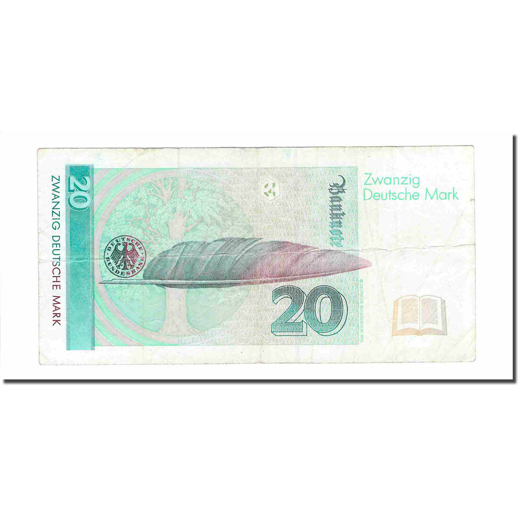 Banknote, GERMANY - FEDERAL REPUBLIC, 20 Deutsche Mark, 1993, 1991-08-01
