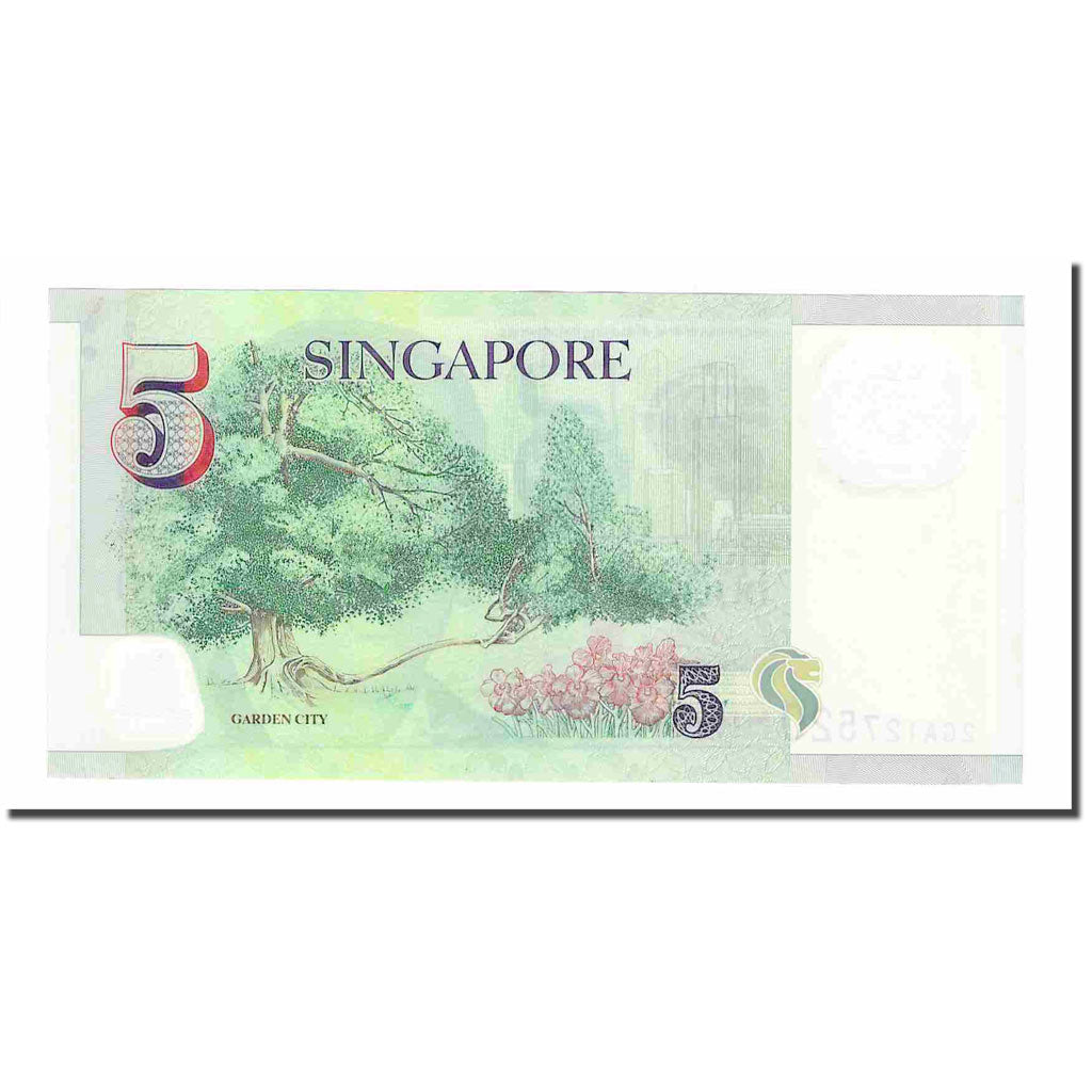 Banknote, Singapore, 5 Dollars, 2005, KM:39, AU(55-58)