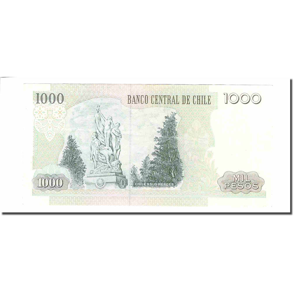 Banknote, Chile, 1000 Pesos, 2001, KM:154f, UNC(60-62)
