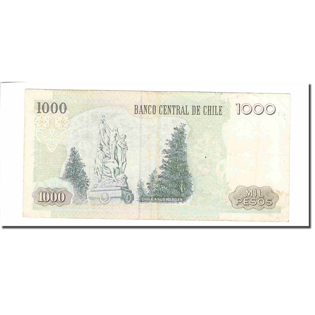 Banconote, Cile, 1000 Pesos, 2001, KM:154f, BB