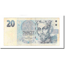 Banconote, Repubblica Ceca, 20 Korun, 1994, KM:10a, B+