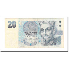 Banknote, Czech Republic, 20 Korun, 1994, KM:10a, VF(20-25)