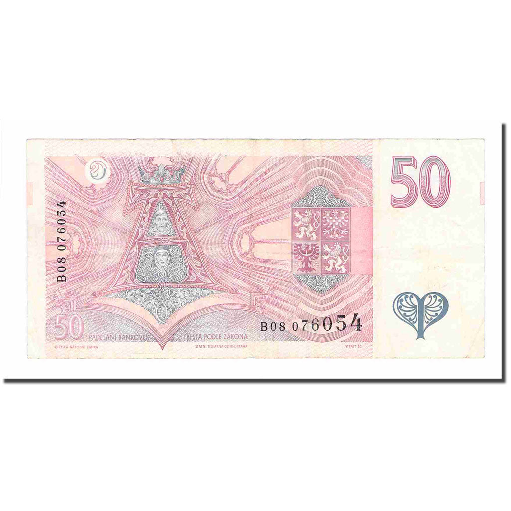 Banknote, Czech Republic, 50 Korun, 1994, KM:11, VF(20-25)