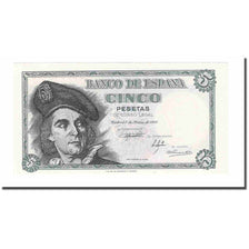 Banknote, Spain, 5 Pesetas, 1948, 1948-03-05, KM:136a, UNC(60-62)