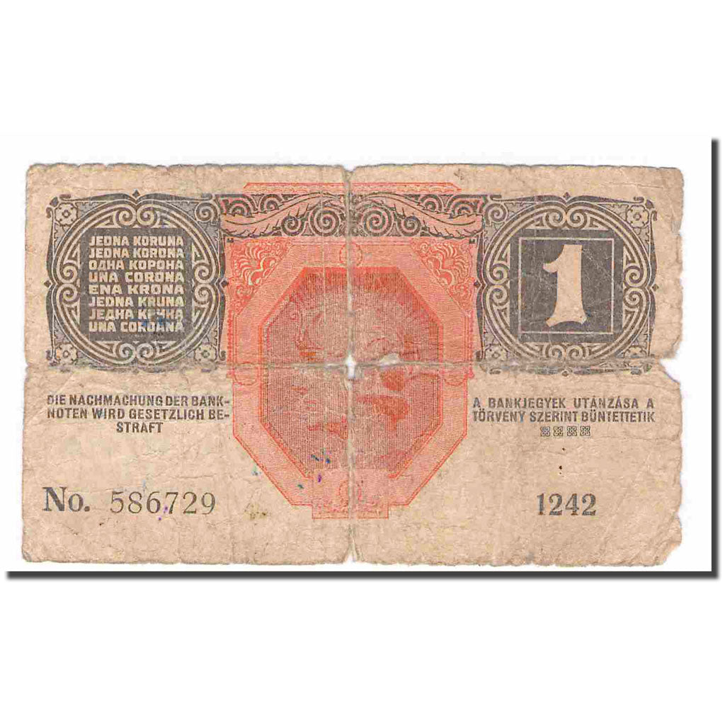 Banknote, Austria, 1 Krone, 1916, 1916-12-01, KM:20, VG(8-10)