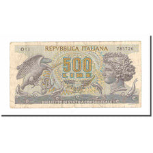 Banknote, Italy, 500 Lire, Undated (1966-70), 1966-1970, KM:93a, VF(20-25)