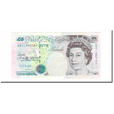 Geldschein, Großbritannien, 5 Pounds, 1990, KM:382a, VZ