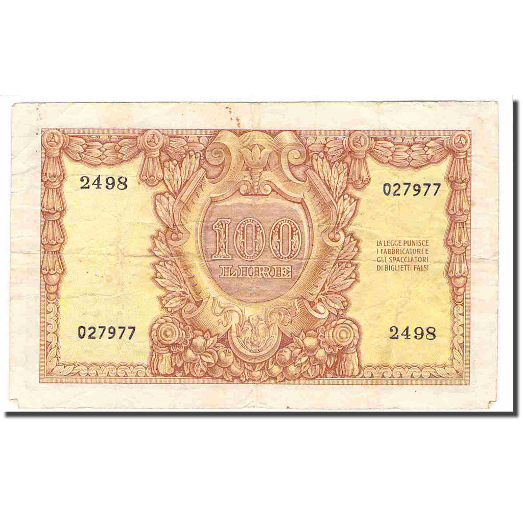 Banknote, Italy, 100 Lire, 1951, 1951-12-31, KM:92a, EF(40-45)