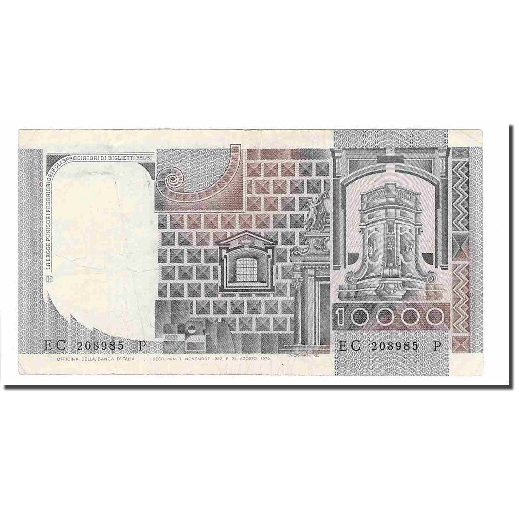 Billet, Italie, 10,000 Lire, 1976, 1976-08-25, KM:106c, TTB