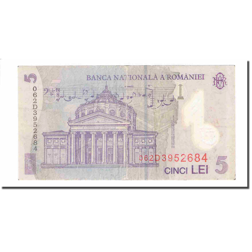 Geldschein, Rumänien, 5 Lei, 2005, 2005-07-01, KM:118a, SS