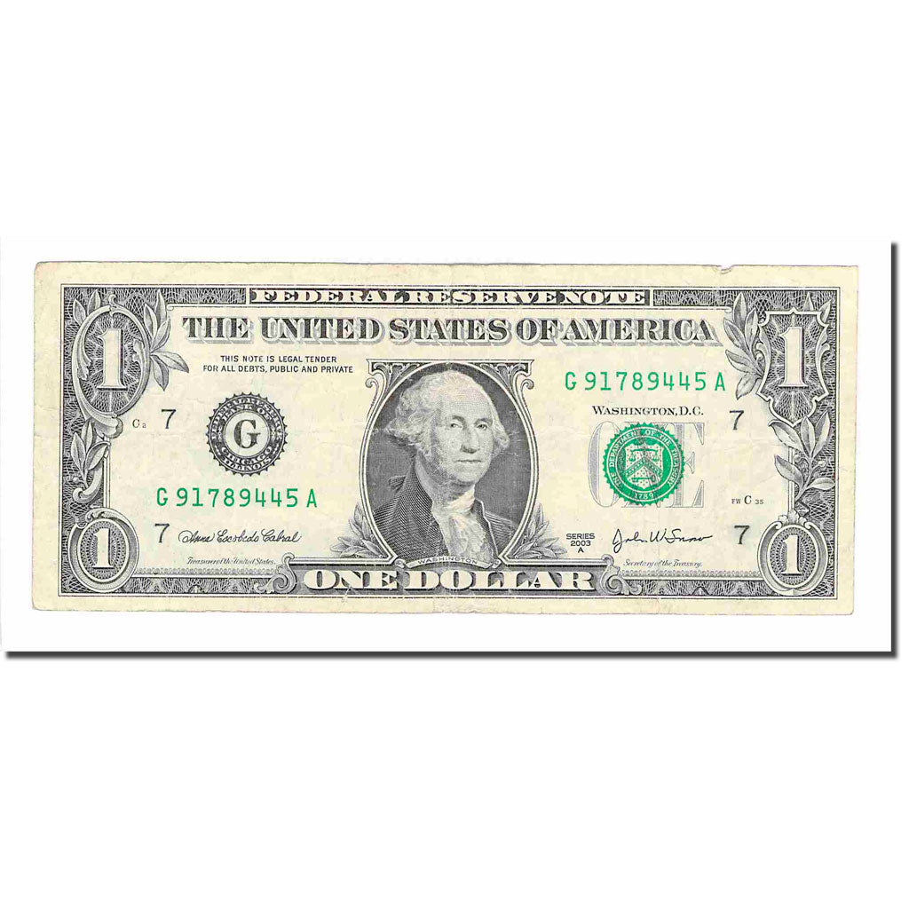Banknote, United States, One Dollar, 2003, KM:4671B, VF(20-25)