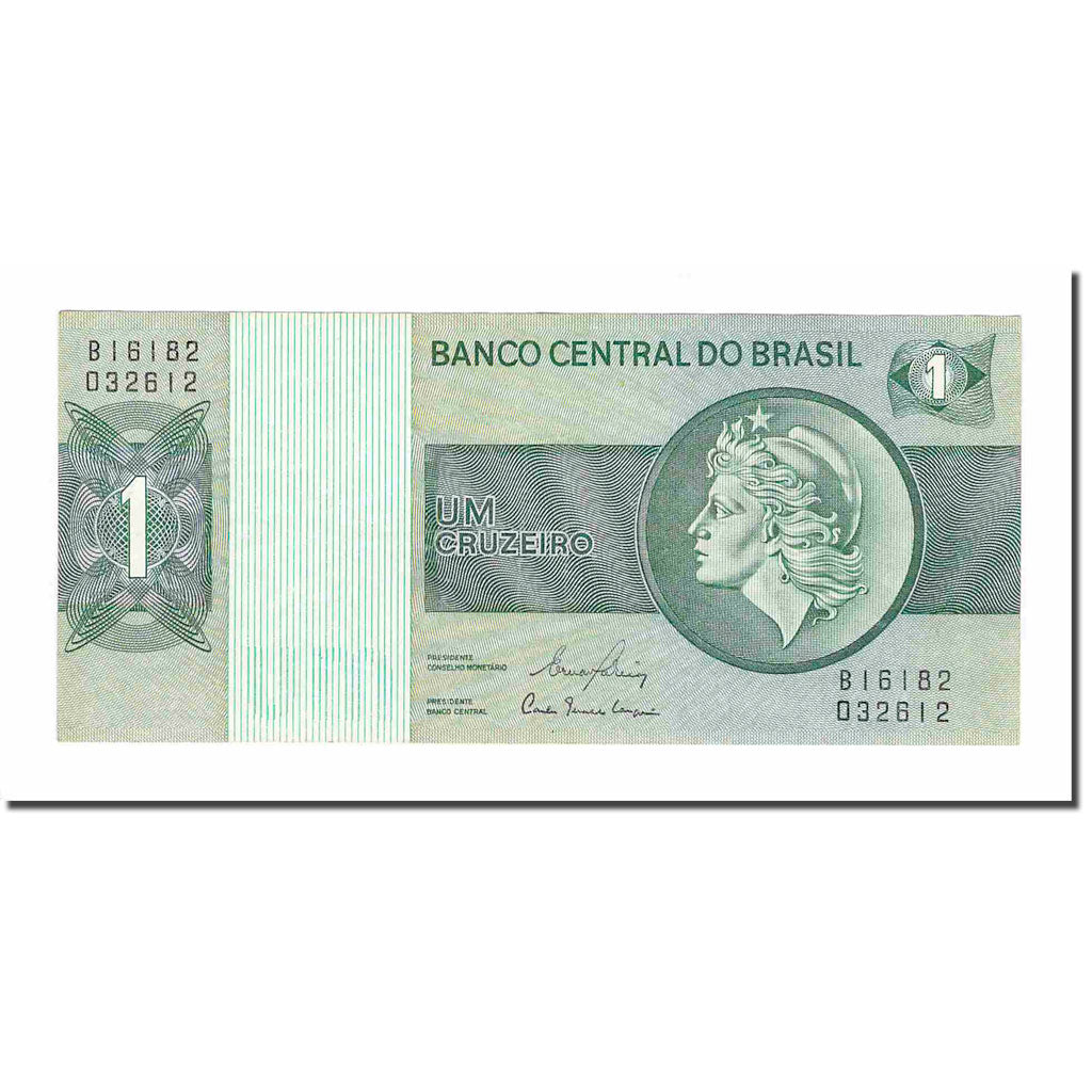 Biljet, Brazilië, 1 Cruzeiro, Undated (1972-80), KM:191Ac, SUP