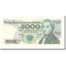 Banknote, Poland, 5000 Zlotych, 1988, 1988-12-01, KM:150c, UNC(64)