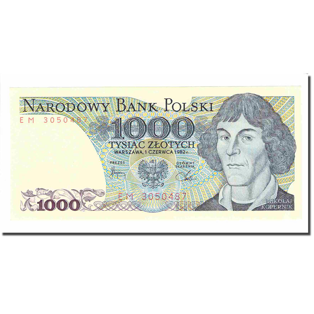 Banknote, Poland, 1000 Zlotych, 1982, 1982-06-01, KM:146c, UNC(63)